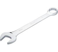 Vigor Chiave combinata V7740-50, SW 50 mm, versione lunga, sfalsamento di 15 gradi, profilo esagonale esterno e doppio esagono, cromato e lucidato'.