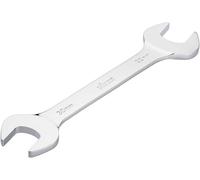 Vigor doppia chiave aperta, profilo esagonale esterno V7730-30X32, larghezza chiave 30 x 32 mm, cromata e lucidata, adatta a tutti i collegamenti a vite, lunghezza 293 mm'.