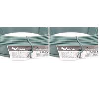 Vigor Filo Ferro Plasticato Per Tensione, Verde, 10 x 28 x 10 cm (Confezione da 2)