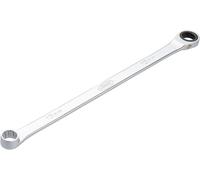 VIGOR HAZET Chiave ad anello a cricchetto V7031-13, extra lunga, 13 mm AF, 295 mm di lunghezza, 72 denti, cromata e lucidata, per una maggiore trasmissione della forza, design sottile