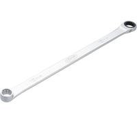 VIGOR HAZET Chiave ad anello a cricchetto V7031-15, extra lunga, 15 mm AF, 349 mm di lunghezza, 72 denti, cromata e lucidata, per una maggiore trasmissione di potenza, design sottile