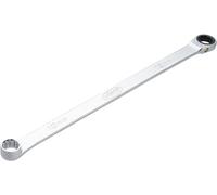 VIGOR HAZET Chiave ad anello a cricchetto V7031-16, extra lunga, 16 mm AF, 362 mm di lunghezza, 72 denti, cromata e lucidata, per una maggiore trasmissione di potenza, design sottile