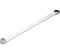 VIGOR HAZET Chiave ad anello a cricchetto V7031-17, extra lunga, 17 mm AF, 375 mm di lunghezza, 72 denti, cromata e lucidata, per una maggiore trasmissione di potenza, design sottile