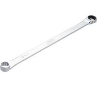 VIGOR HAZET Chiave ad anello a cricchetto V7031-18, extra lunga, 18 mm AF, lunghezza 388 mm, 72 denti, cromata e lucidata, per una maggiore trasmissione di potenza, design sottile