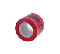 Vigor - nastro segnaletico da interro rosso-corrente 200 m h.100 mm 20 pz - 16175