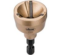 ViGOR Sbavatore esterno V7402 I Diametro: 3 - 19 mm I Sbavatura di viti, filettature e per la regolazione di alberi di trasmissione, tiranti, ecc. deformati'.