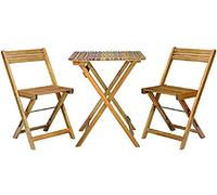 Vigor Set Arredo Giardino Mod. Ettore in Legno, 3 Pezzi