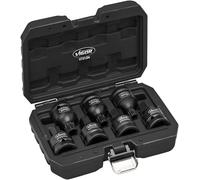 VIGOR Set di chiavi a bussola V7212N, 7 pezzi, 3/4 di pollice quadrato, esagono esterno, doppio esagono, per veicoli VAG, supporti dei freni, alberi di trasmissione, cuscinetti delle ruote'.