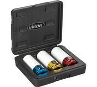 VIGOR Set di Chiavi a percussione V2522 | Set di Utensili da 3 Pezzi | azionamento: Quadrato 12,5 mm, Larghezza Chiave: 17, 19 e 21 mm | per Il Funzionamento delle Macchine'.