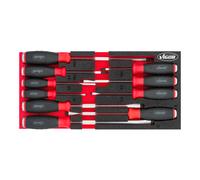 VIGOR Set di giraviti con cappuccio a percussione V5068, 9pz. Quantità:1