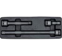 VIGOR Set di prolunghe per avvitatori ad impulsi V5034/3, 3 pezzi, 3/4 pollici quadrati, lunghezze 100 mm, 200 mm, 400 mm, acciaio Cr-Mo'.