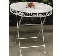 Vigor Tavolo Ferro battuto Bianco