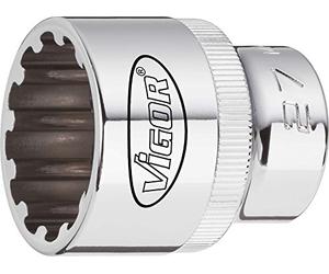 Vigor V2001 - Chiave a bussola multiprofilo, 24 mm, 1/2"