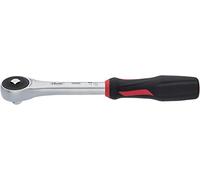 VIGOR V6008 - Cricchetto reversibile con impugnatura girevole a 360°, quadrato massiccio 10 mm (3/8"), lunghezza totale: 237 mm