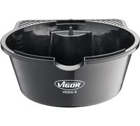 Vigor V6300-8 V6300-8-Vasca di Scarico dell'olio (capacità: 8 l), Nero, 8 Liter