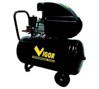 Vigor Vca-50L Compressore, 230 V, 1 Cilindro, Trasmissione Diretta, 2 Hp, 50 l