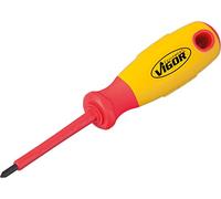 Vigor VDE - Cacciavite, PH 0 x 75 mm, 1 pezzo, V2062