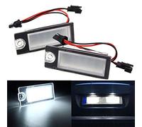 VIGORFLYRUN PARTS LTD 2 luci a LED per targa auto, per V-olvo S80 V70 XC70 2001-2007 S60 2001-2006 XC90 2003, 18 LED Canbus 12 V senza errori, luce posteriore bianca