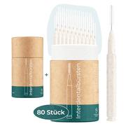VIGOROUS® Confezione da 80 spazzole interdentali sostenibili - ISO 3, 0,6 mm - Spazzole interdentali per una pulizia accurata dei denti - Spazzole dentali - Pratici spazzolini da denti