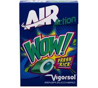 Vigorsol Air Action WOW Chewing gum Senza Zucchero, 20 gomme