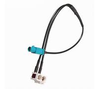 VIGORTHERIVE Adattatore per Antenna per autoradio Doppia Spina Fakra Adattatore per Radio per Antenna con Cablaggio sdoppiatore per autoradio
