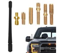 VIGORTHERIVE Antenna per Auto con Montaggio a Vite in Gomma Compatibile con Jeep Wrangler TJ JK JL 2007-2022 Antenna amplificata per Segnale da 7 Pollici