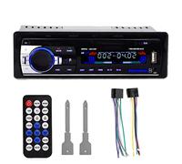 VIGORTHERIVE Autoradio Stereo 520 Bluetooth Autoradio con Telecomando 12V in-Dash 1 DIN Car MP3 Multimedia Player Connettore ISO con FM/USB/SD/AUX