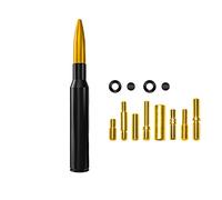 VIGORTHERIVE Giallo Corto Calibro 1 pz Antenna Proiettile in Alluminio FM Radio Segnale Antenna di Ricezione Compatibile con Chevy Silverado 1500 2500 3500