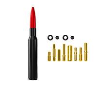 VIGORTHERIVE Rosso Corto Calibro 1 pz Antenna Proiettile in Alluminio FM Radio Segnale Antenna di Ricezione Compatibile con Chevy Silverado 1500 2500 3500