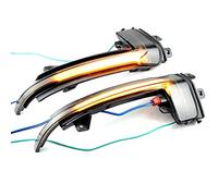 VIGORTHRIVE 2PCS Indicatore laterale dello specchio del segnale di direzione dinamico LED B8.5 Blinker Repeater Light Compatible for Audi A4 A5 B8 B8.5 RS5 RS4 A3 8P A6 A8 8K