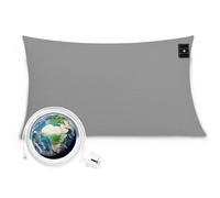 VigorVortex Federa per cuscino di messa a terra, 10% in argento, con cavi di messa a terra, migliorata il sonno, grigio, 40 x 80 cm, 1 pezzo