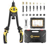 VIGRUE Set di 200 pezzi di manicotti filettati universale adatto per rivetti M3 M4 M5 M6 M8 M10 M12