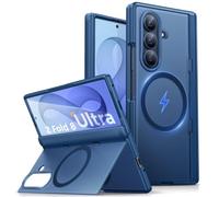 Vihibii for Galaxy Z Fold 8 Ultra Case, Compatible with Magsafe, 2026, Blue | Stand, Hinge Protection, Screen Protector, Translucent, Heavy Duty Drop Protection, Magnetic, Phone Cover for Men, Women