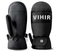 Vihir Guanti da Sci Impermeabili, Guanti Invernali per Uomo Donna Touchscreen 3M Thinsulate, Guanti da Snowboard Caldi Antiscivolo per Sci, Snowboard, Ciclismo, Arrampicata
