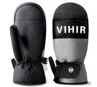 Vihir Guanti da Sci Impermeabili, Guanti Invernali per Uomo Donna Touchscreen 3M Thinsulate, Guanti da Snowboard Caldi Antiscivolo per Sci, Snowboard, Ciclismo, Arrampicata