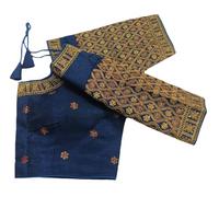 Vihu Fashion Camicetta da donna già pronta da ricamare multi codifica filo d'oro designer etnico indiano cucito donna pronta da donna mezza manica Sari camicetta per le donne per Saree Lehenga Choli