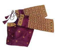 Vihu Fashion Camicetta da donna già pronta da ricamare multi codifica filo d'oro designer etnico indiano cucito donna pronta da donna mezza manica Sari camicetta per le donne per Saree Lehenga Choli