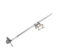 VIIGUIY Elica per Barca per Trapano Elica Leggera per Trapano, Sistema Propulsione Portatile Azionato Trapano Kayak Piccole Imbarcazioni, Propulsore Fuoribordo Orientabile(with Clamp,1m/39.4in)