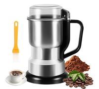 Viitech 500ml Macina Cereali Multifunzionale, 300W Macina Spezie in Acciaio Inossidabile, Macinacaffè Ultra Fine, Macina Spezie Elettrico per Prodotti Secchi Cereali Spezie erbe Aromatiche e Caffè
