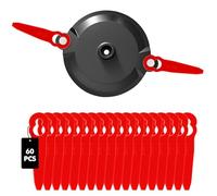Viitech Disco di ricambio e 60 lame di ricambio per tagliaerba e tagliabordi, lama di ricambio per FRTA 20 A1 IAN 282232 LIDL