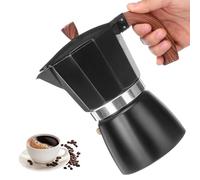 Viitech Moka Pot, 300 ml 6 tazze caffettiera italiana piano cottura Espresso Maker piano cottura, manuale con manico resistente, macchina per caffè espresso italiano Greca per cappuccino latte moka