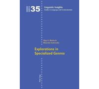 Vijay K. Bhatia Explorations in Specialized Genres (Tascabile)