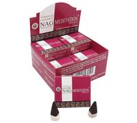 Vijayshree Golden Nag Meditazione Masala Incenso Naturale Dry Dhoop 12 X 10 Coni