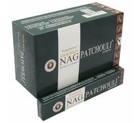 Vijayshree Golden Nag Patchouli Bastoncini di Incenso Diffusore Naturale Masa...