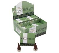 Vijayshree Golden Nag White Sage Masala Incense Natural Dry Dhoop 12 x 10 coni