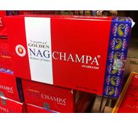 Vijayshree-Golden Nagchampa 'Agarbathi'incenso, 15 g, confezione da 12