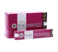 VIJAYSHREE INCENSO GOLDEN NAG MEDITATION 15 GR. 12 SCATOLE = 180 GR.