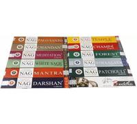 Vijayshree Nag Champa Bastoncini di Incenso Patchouli Assortiti Misti...