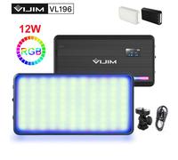 VIJIM VL196/VL120 RGB LED luce Video 2500-9000K dimmerabile 12W luce di riempimento con diffusore 3000mAh Studio fotografico luce della fotocamera