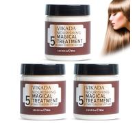 Vikada Nourishing Magical Treatment - 5 Seconds to Restore Soft Hair, Vikada Magical Treatment Hair Mask, Advanced Molecular Hair Root Treatment, Deep Conditioner for Dry Damaged Hair (3pcs)